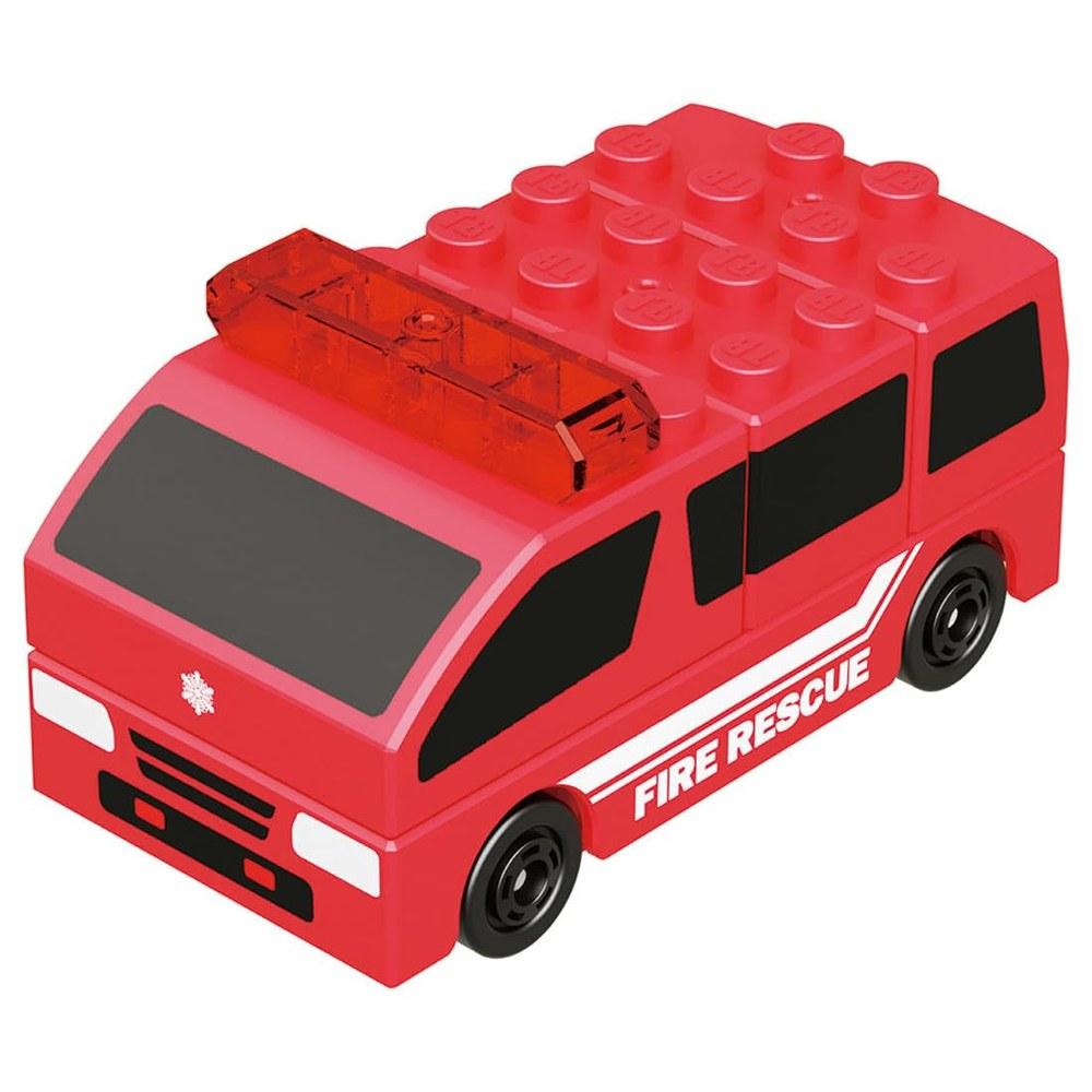 Takara Tomy Tomica Plarail Block Fire Rescue Set Toy for Ages 3 and Up