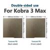 For Anycubic Kobra 3 Max Build Plate 420x420 Pei Plate Dual Sided Frosted PEI Powder Coating 3d Printer Kobra 3 Max Accessories