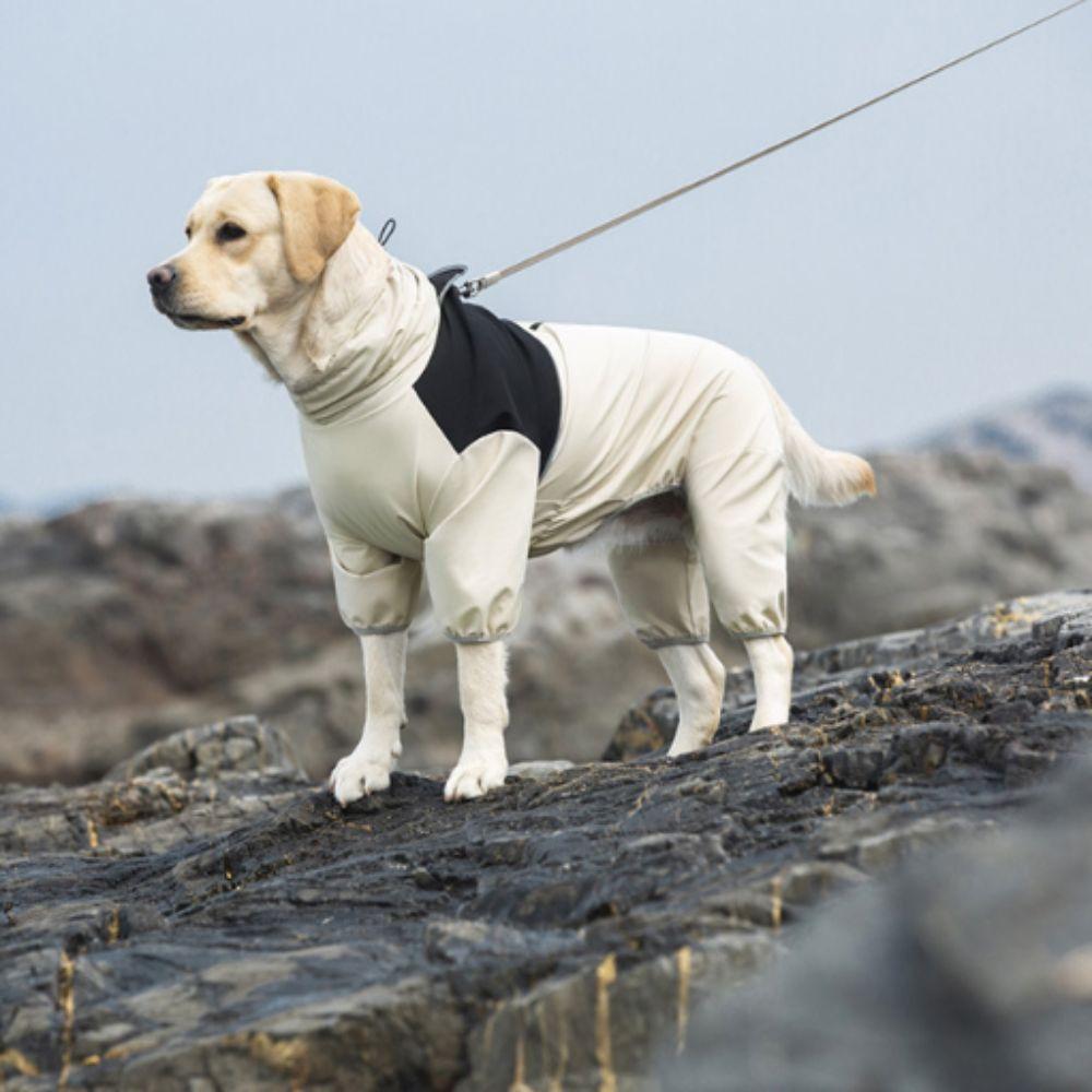 Adjustable Dog Raincoat Waterproof Pet Raincoat Dog Rain Overalls Anti Storm Coat  Hiking