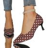 Sapatos Femininos de Salto Baixo Kitten Heel Bico Fino Fechado Sexy Confortáveis Salto Baixo Trabalho Escritório Festa Casamento Sapatos de Salto para Mulheres Leves Elegantes