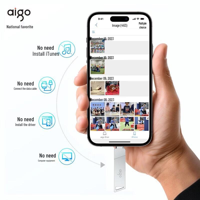 aigo U368 Lightning USB 3.0 Dual-Use Flash Drive