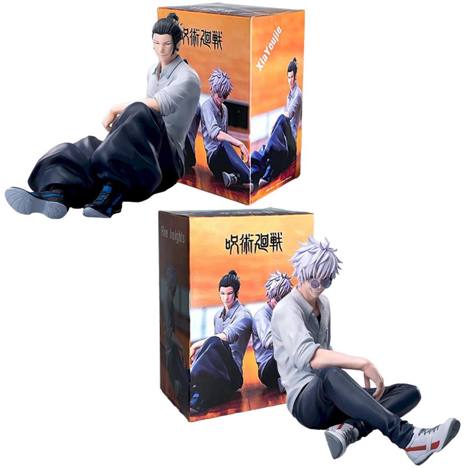 Jujutsu Kaisen Anime Action Figure 10cm Gojo Satoru & Geto Suguru Action Figure PVC Kawaii Collection Ornaments Model Toys Dolls
