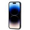 For iPhone 15 Plus Kickstand Card Holder Phone Case Calf Texture PU Leather+TPU Anti-Scratch Cover