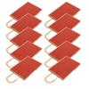 10Pcs Kraft Paper Bag   Snacks Shopping Present Gift Bags With Handles for Wedding