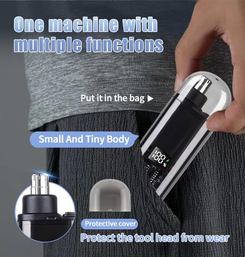 New Nose Hair Trimmer And T9 Hair Clipper Set For Mens Care Set Portable Mini USB charging Nose And Ear Hair Trimmer 2025