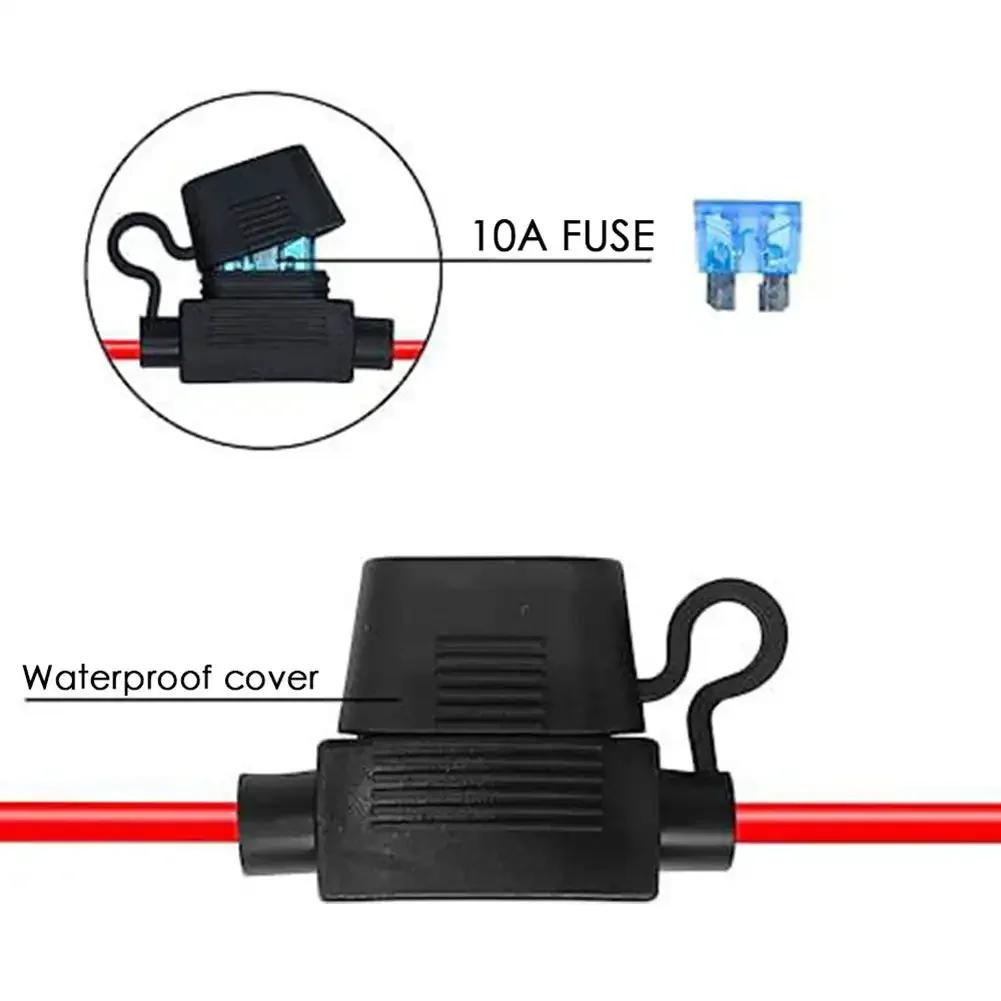 Quick Release SAE Cable & Fuse Terminal O Connector Battery Charger Extension Adapter Wire 16AWG Terminal Motorcycle Accessories