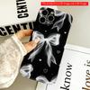 Ethereal White Bows & Hearts Phone Case All Inclusive Film Hard Phone Case, Compatible with iPhone 18 Pro Max 17 16 15 14 13 12 11