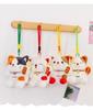 Lucky Cat Plush Keychain - Cute Cartoon Doll Backpack Charm for New Year Gift