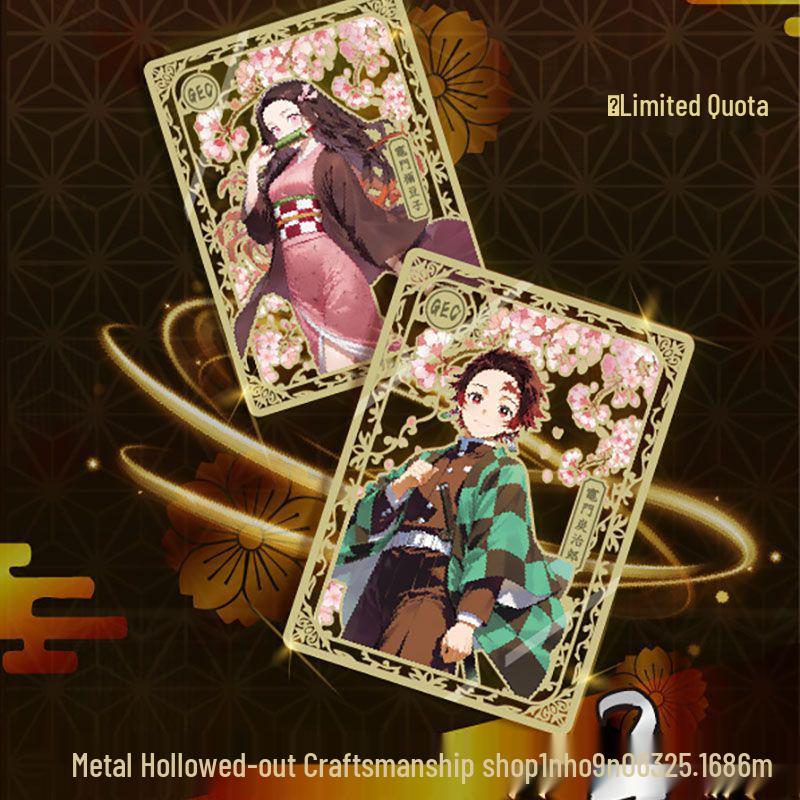 Sakura Crimson Demon Slayer Metal Card: Vivid Wenchuang Collection