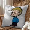 cartoon Manolito Art Mafalda Felipe Pillow Case Antidustmite Pillowcase Invisible zipper silky short plush Sofa cushion cover