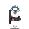 Losowe pudełko TP1040 WM6205 KF6173 KF6175 Mini Figurka Killer Klowns Klasyczny Horror Thriller Film Model z Klocków Zabawka Lalka Prezent