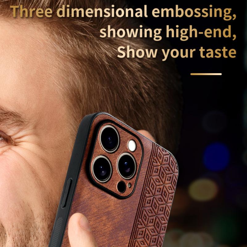 For Xiaomi 15T 15T Pro case Three-dimensional 3D embossed form Luxury Environmentally Leather Anti-drop anti-fingerprint Edge-Reinforced
