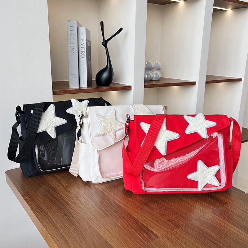 Trendy 2024 Spring Star Crossbody Bag - Korean Style Niche Women's Shoulder Bag