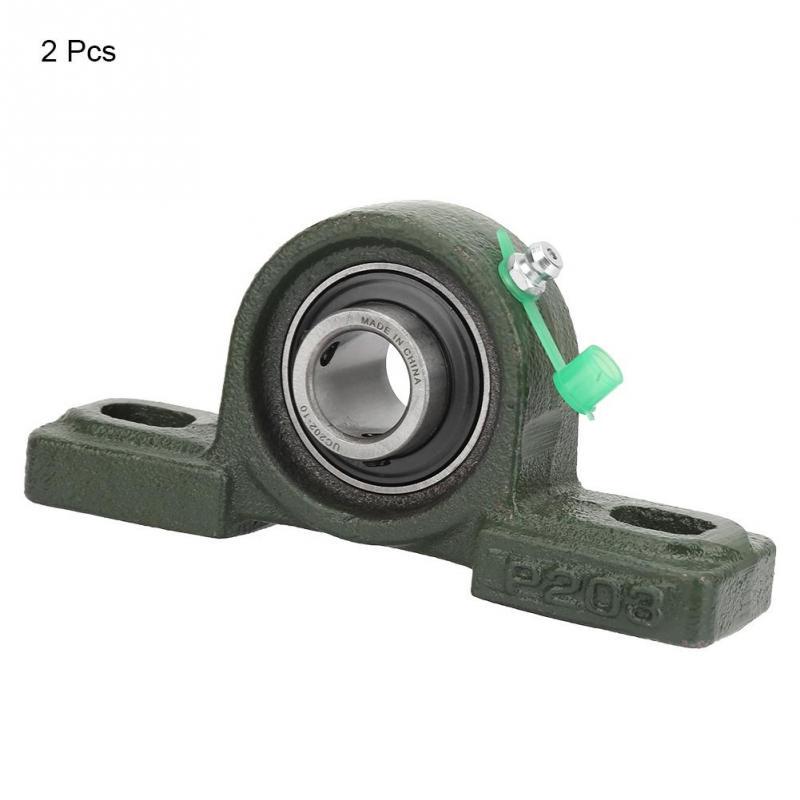 Steel Pillow Block Bearing for Various Machines 2 Pcs/Set Aeloa 5/835mm31mm Double Sealed Bearing UCP202-10 Bearing Steel Pillow Block Bearing for Various Machines 2 Pcs/Set Aeloa 5/835mm31mm Double Sealed Bearing UCP202-10 Bearing