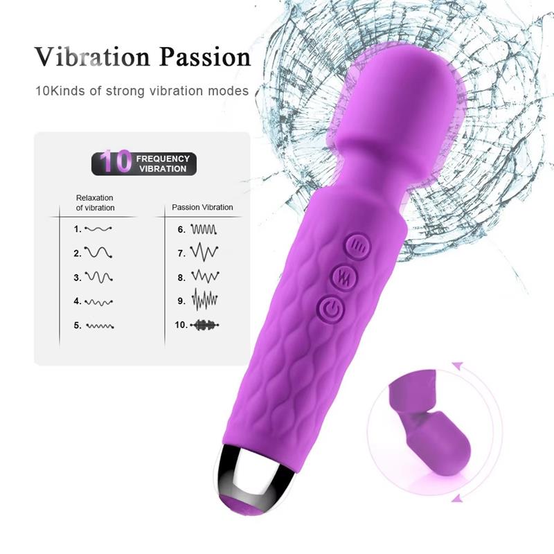 Wireless Dildos AV Magic Wand for Women Clitoris Stimulator G Spot Massager Vibrator Female Masturbator Adult Sex Toy
