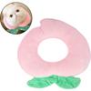 Polyester Sponge Peach Pet Anti Bite Collar Neck Recovery Wound Elizabeth Ring for Cats