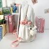 Kitten School Backpack Preppy Style Students School Bag Laptop Bag Cartoon Cat Backpack  School