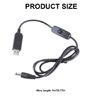 USB 5V to DC12V Adapter Converter Cable USB to DC5.5x2.1mm for Routers Small Fan WIFI Charging Bank Connector