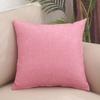 Simple Solid Color Pillow Linen Home Pillow Case Sofa Cushion