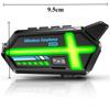BT26 LED Motorcycle Headset with Smart Lighting System, ANC Technology, 25H Battery, 2-in-1 Mic for All Helmets, 500M Intercom