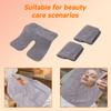 3Pcs U-Shape Towel Microfiber Esthetician Towel Absorbent Spa Massage Facial Treatment Neck Cosmetic Towels for Facial Cleansing