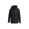 Adidas Down Jackets Men's Black Hooded Moderate 3 In 1 Down Jacket GP2916