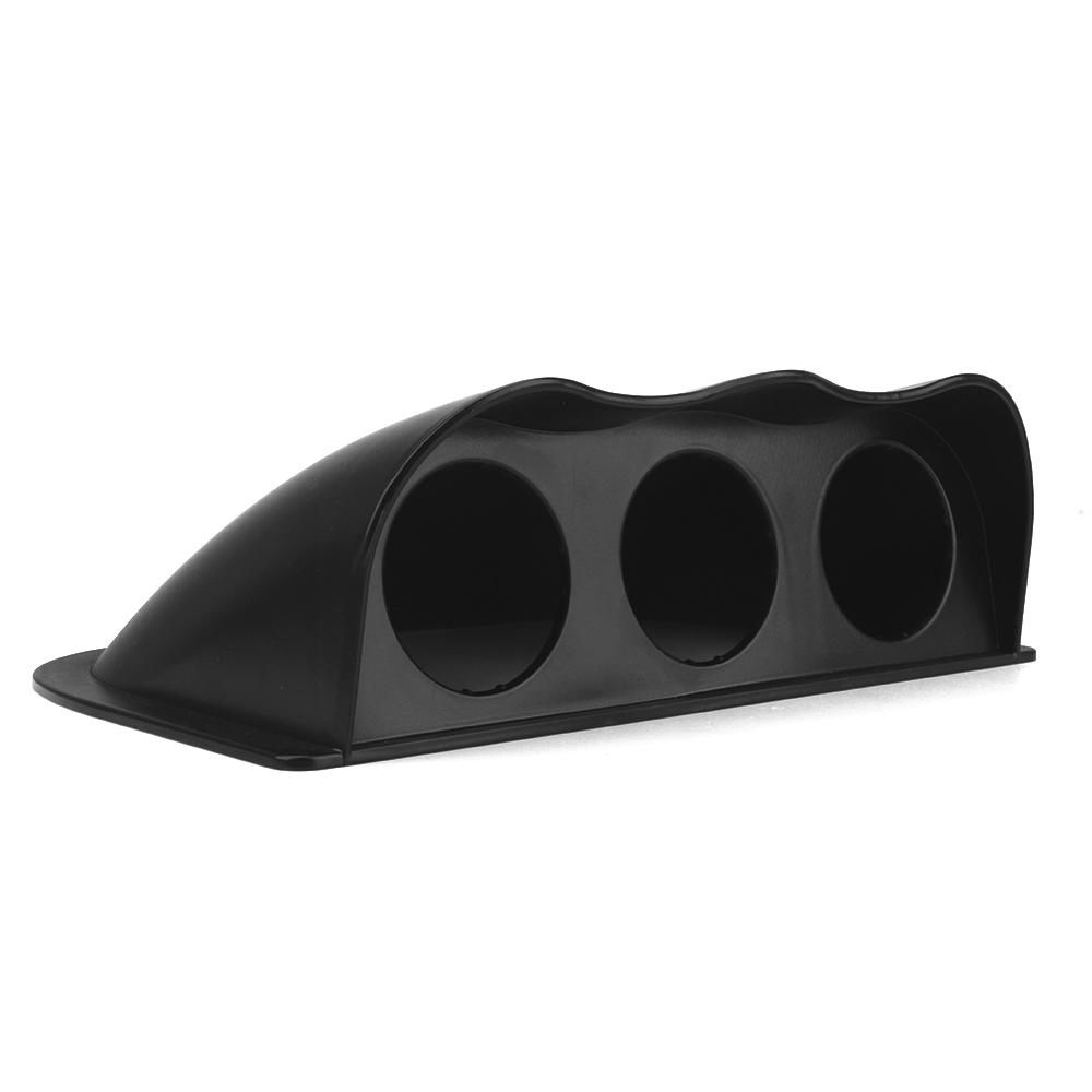 2 inch 52mm dash board dual Triple gauge pod black carbon Fiber color Gauge Pod Mount Holder