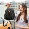 Backpack Versatile Fashion Niche Textured Women's Bag Large Capacity Mobile Phone Makeup Backpack