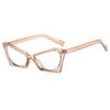 Elegant Anti-Blue Light Glasses Frame: Trendy, Personalized European-American Design with Versatile Flat Lenses.