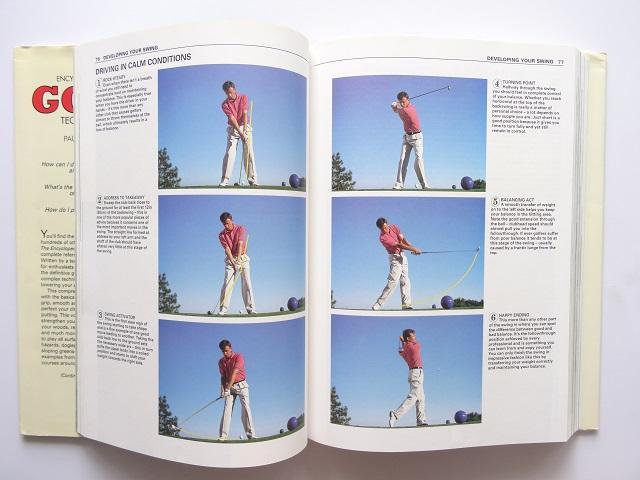 [USED] Golf Technique Encyclopedia Books Sports Clubs Balls