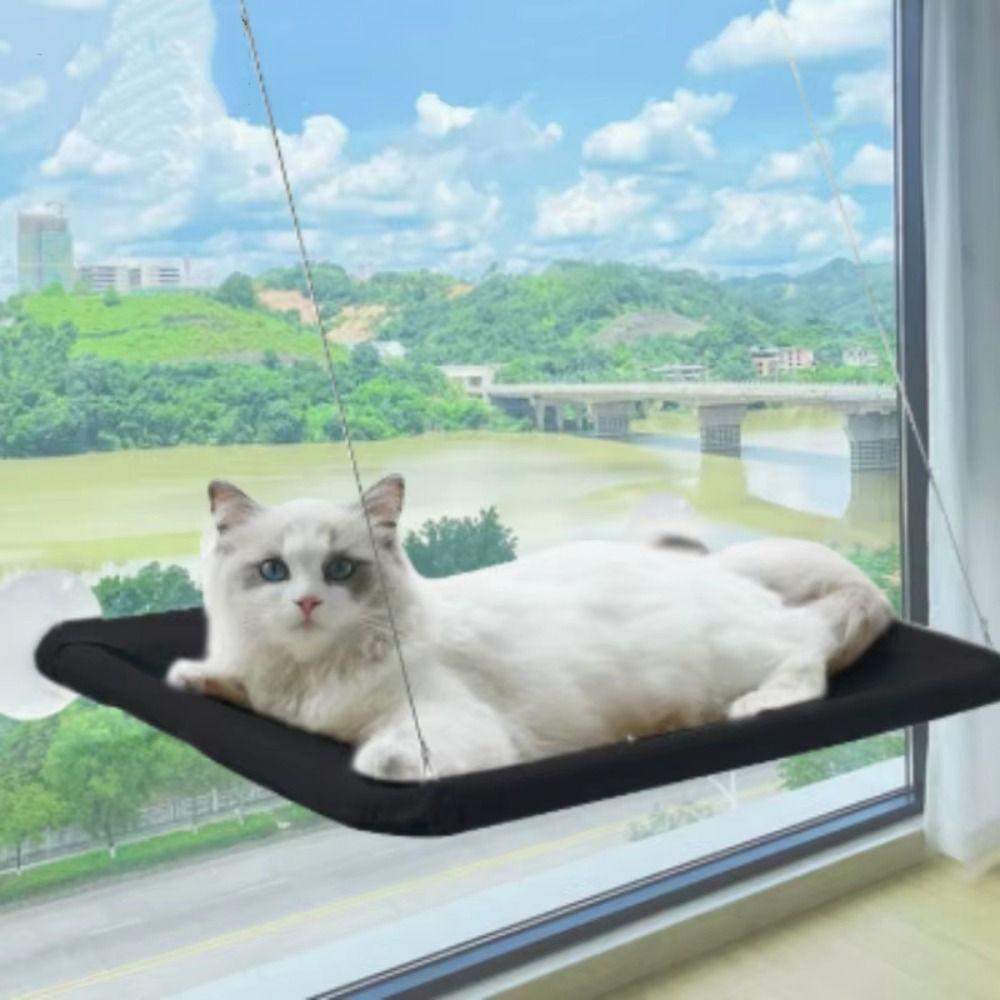 Stable Pet Window Perch Creative Cat Window Hammock Cat Bed Seat Suction Cup Cat Nest  Bedside Use