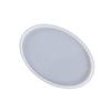 Gemeotric Oval Tray Molds Diy Agate Molds for Cake Stands Diy Coaster Casting