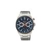 100 Meters Waterproof Quartz Steel Strap Men's Watch Blue SSB407P1