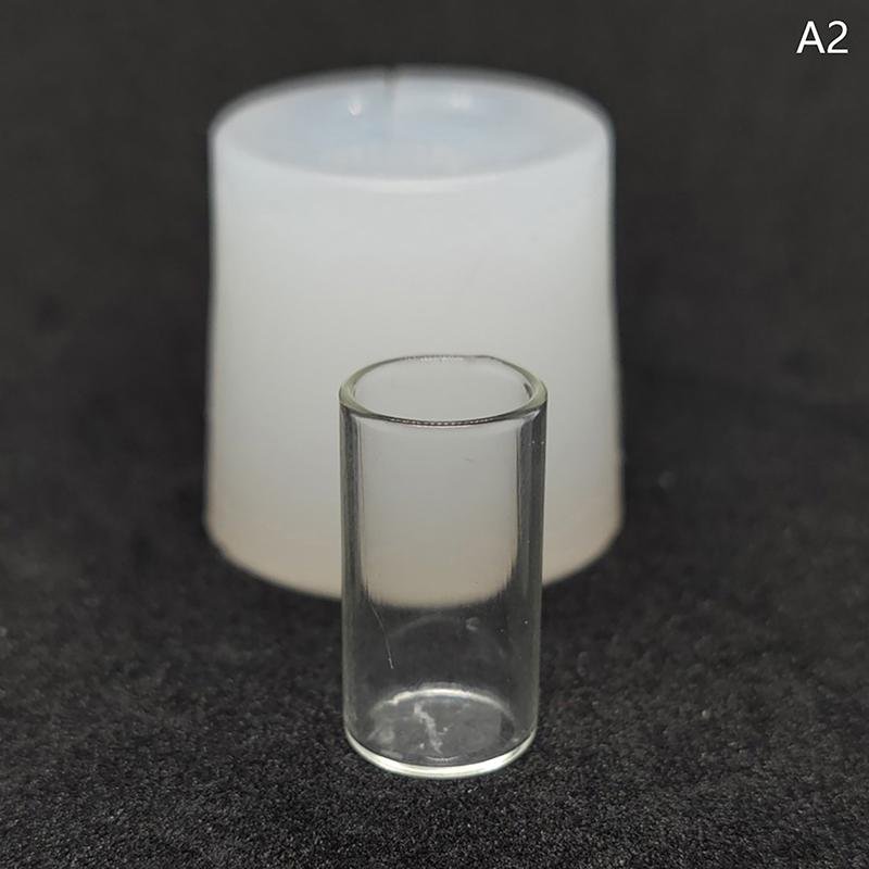 Dollhouse Miniature Mug Cups Food Jar Silicone Mold Dollhouse Diy Tableware Dolls House Accessories Kids Pretend Play Toys