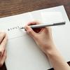 Muji Penna Stilografica con Corpo Rotondo in Alluminio Nero 13,71 cm Include 1 Cartuccia d'Inchiostro Fine