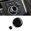 For Mazda 3 2017 2018 Mazda6 CX-5 CX-9 2016-2018 Car Center Console Multimedia Volume Button Cover Sticker Trim Piano Black