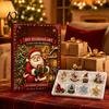 Creative Christmas Gift for Teachers Ornament Advent Calendar, Faux Diamond Art DIY Kit, Interactive Holiday Children Sparkling Hanging Ornaments Tree