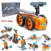 Kit Robot Solare 25 in 1 Giocattoli per Bambini Ragazzi Giocattolo Educativo Fai da Te STEM Esperimento Scientifico Gadget Kit Elettrici di Robotica Regali
