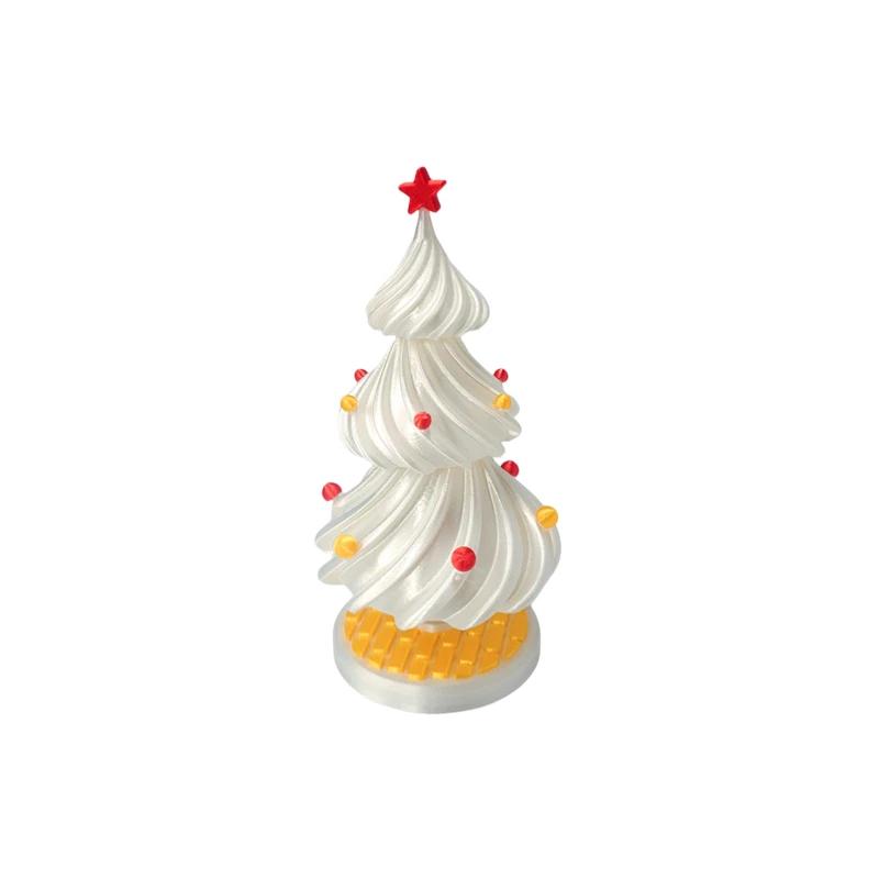3D Printed Wind Blowing Dancing Christmas Tree Spinning Christmas Tree Ornament Desktop Decor Christmas Gifts
