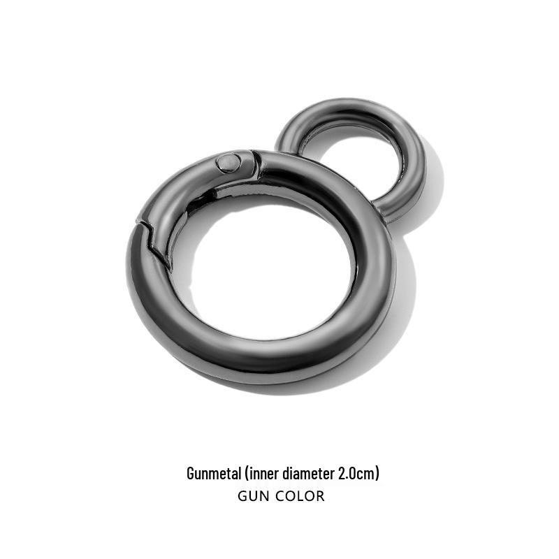 

Металлическое пружинное кольцо H-14: Универсальный брелок и аксессуар для багажа «Сделай сам»