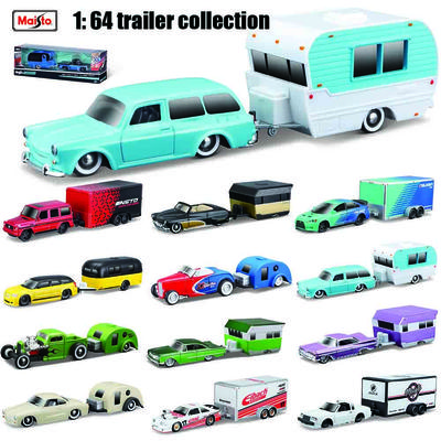 Maisto 1:64 1967 VW 1600 K5 Blazer Chevrolet Brand Collectible Trailer Die-cast Precision Model Car Model Collection Gift