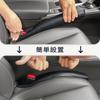 Hompres PU Leather Car Seat Gap Filler with 700ml Car Storage Pocket and Reusable Adhesive and Prevents Keys and Smartphones from Double-Sided Tape,