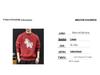 Men's Trendy Red Sweater - 2025 New Year Edition, Round Neck, Print Design, Lazy Style Knitwear, Plus Size Available