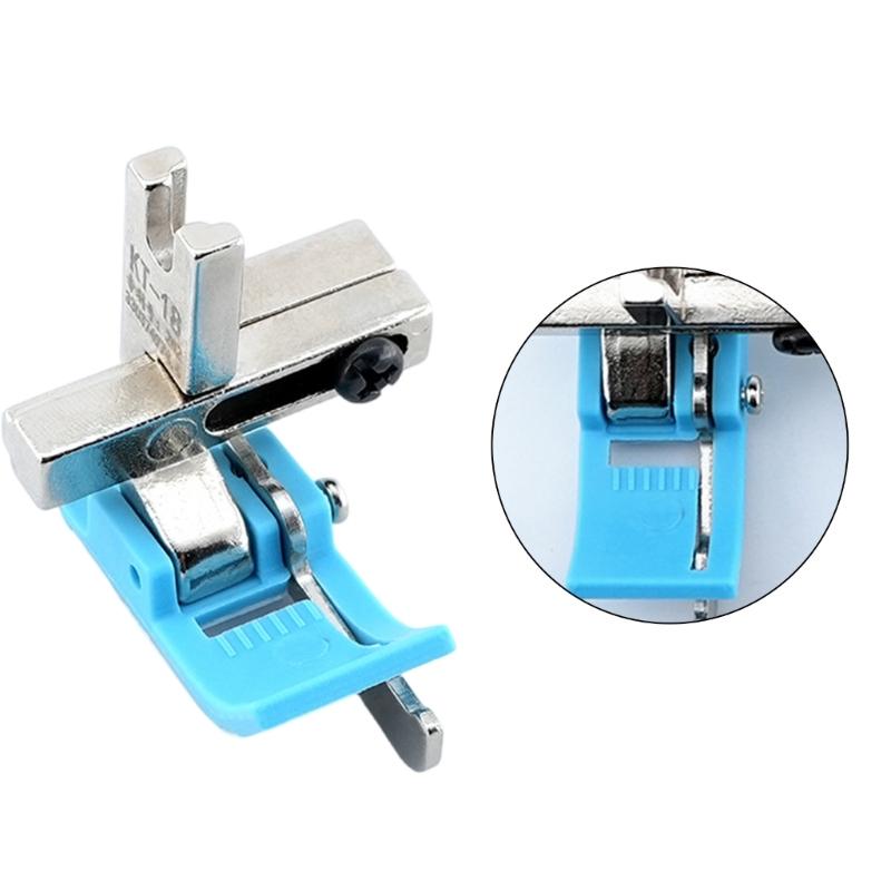 Extended Presser Foot for Flatbed Sewing Machines Sturdy Plastic Construction Smooth Cloth Feeding