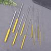 Diamond Cylindrical File 1/1.2/1.5/1.7/2.2/2.7/3.3/3.8/4.8/5.8Mm Diameter Reaming File Grinding Tool Jade Alloy Assorted File