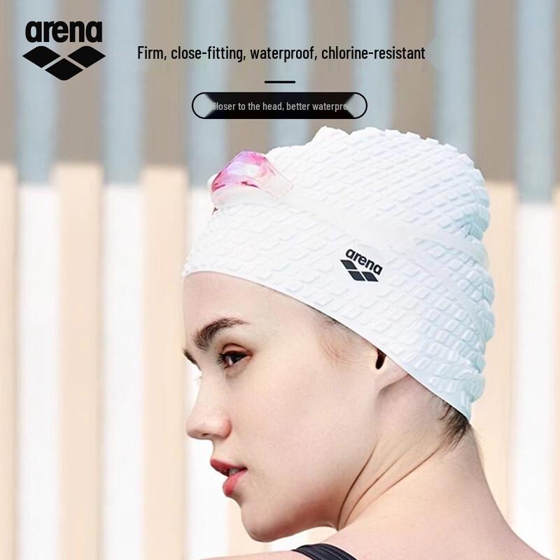Arena Unisex Silicone Bubble Swimming Cap