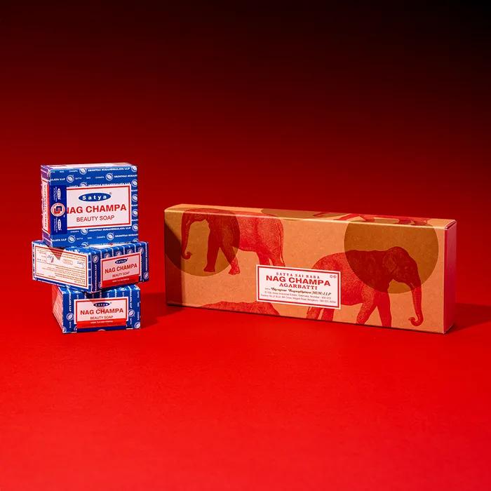

Подарочный набор из 3 кусков натурального мыла Nag Champa