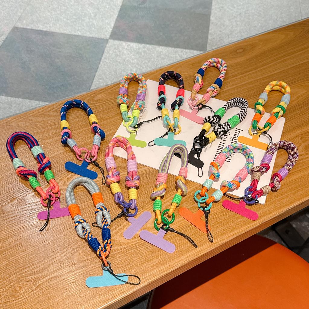 1Pc Fashion Cellphone Straps Hanging Cord Mobile Phone Lanyard Short Wrist Strap Charm Anti-lost Chain for Women Keychain