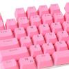 106 Keys PBT Backlight Keycaps Replacement Solid Color for Mechanical Keyboard