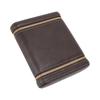 Cigar Storage Case Double Zippered Portable Leather Composite Wood Cigar Humidor for Travel